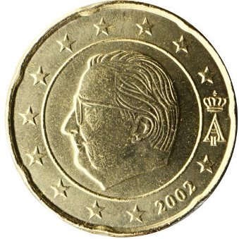 20 cent 2003 Belgicko ob.UNC