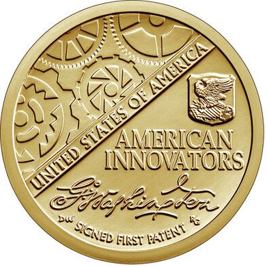 Dollar 2018 P USA UNC Signed first patent