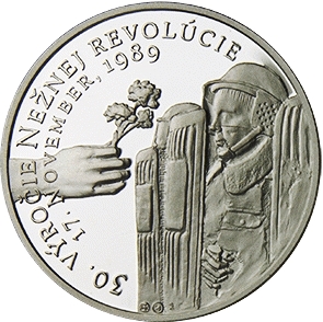 Strieborná medaila, 30. výročie Nežnej revolúcie