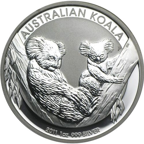 Dollar 2011 Austrália BU 1 Oz Ag, Australian Koala