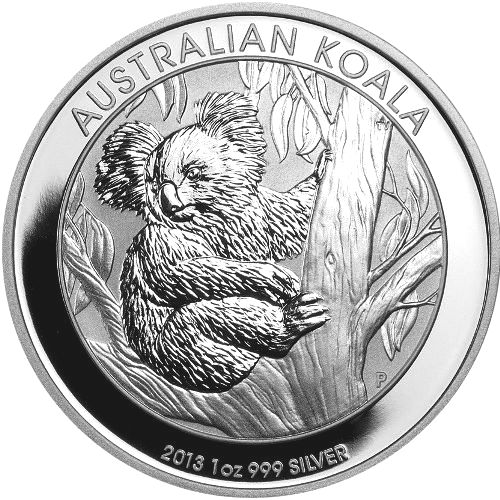 Dollar 2013 Austrália BU 1 Oz Ag, Australian Koala
