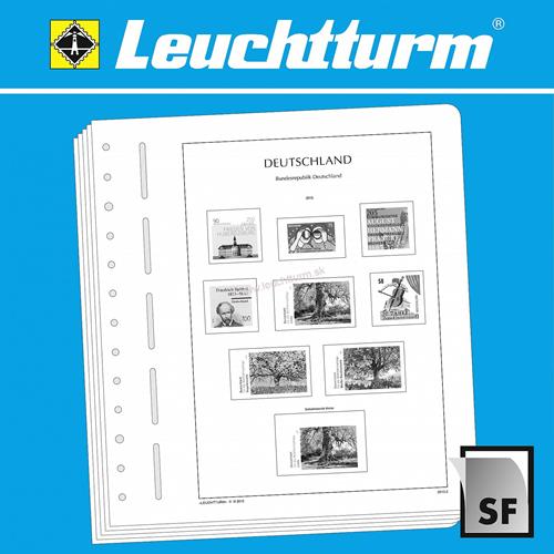 Alb. listy LEUCHTTURM SF ilustr., Francúzsko 2010-2014 (15/11SF)