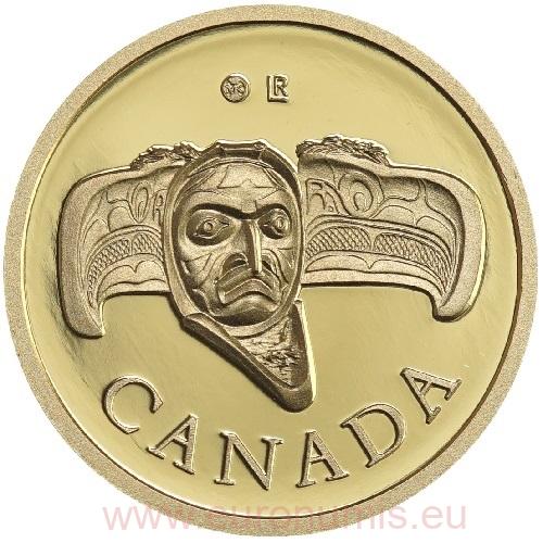 50 Francs CFA 2022 Congo PROOF 1/10 Oz Au motív Kanada