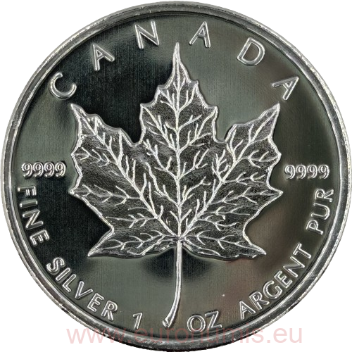 5 Dollars 2009 Kanada BU 1 Oz Ag, Maple Leaf