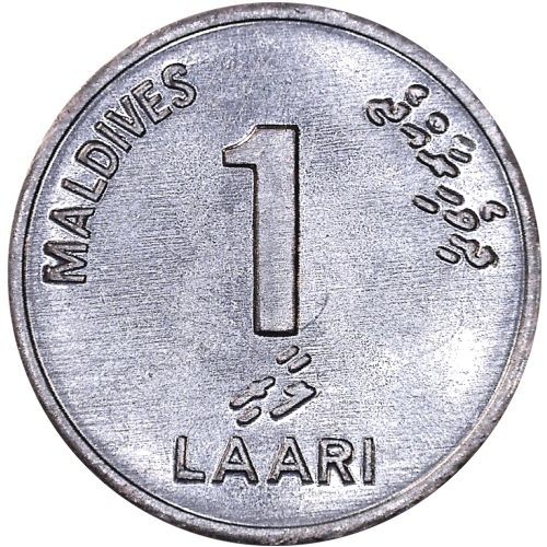 1 Laari 2002 Maldivy ob.UNC