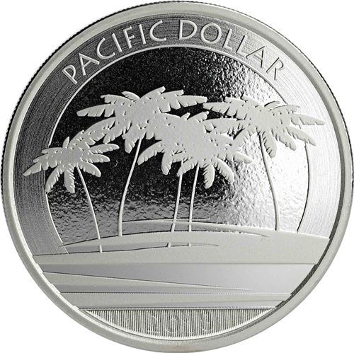 Dollar 2018 Fidži BU 1 Oz Ag Pacific Dollar