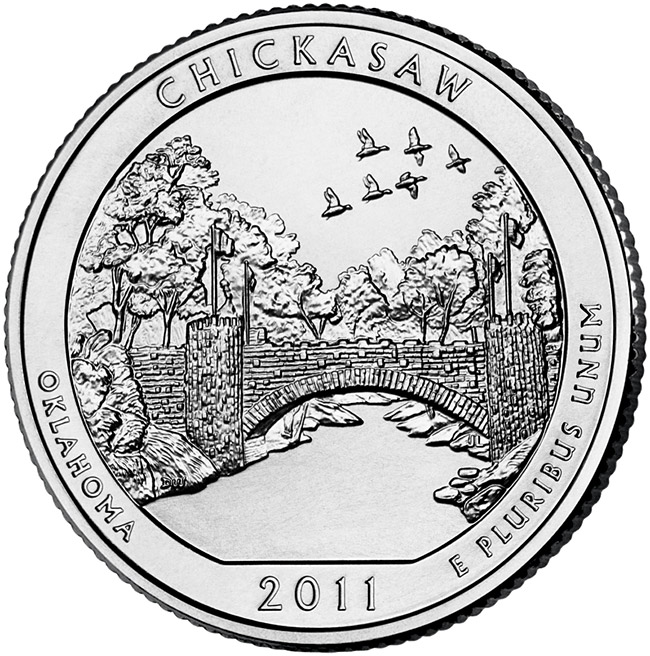 Quarter Dollar 2011 P USA Chickasaw