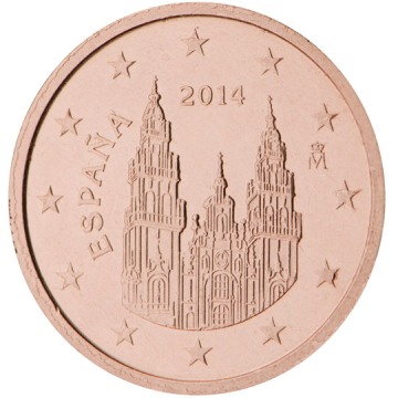 2 cent 2010 Španielsko ob.UNC