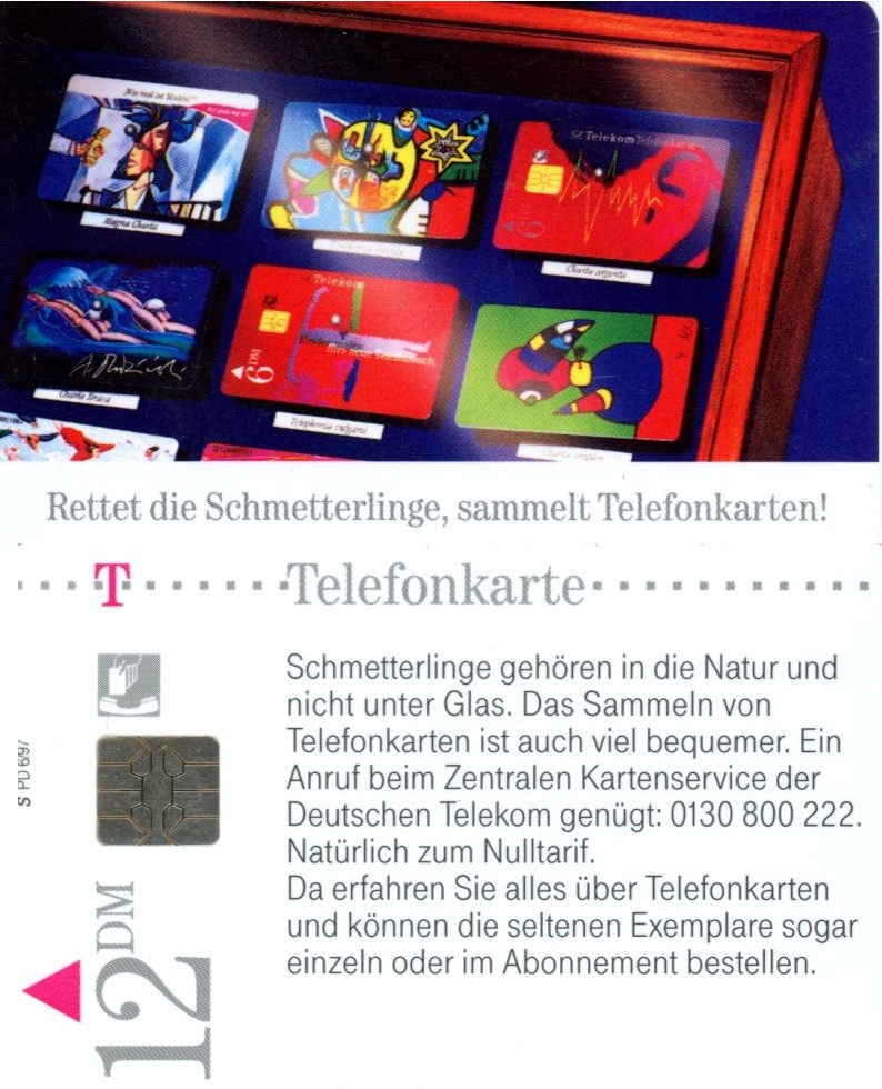 Tel.Karta, 1997, Nemecko, Deutsche Telekom, telefónne karty (PD 6/97)