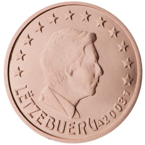 2 cent 2004 Luxembursko ob.UNC