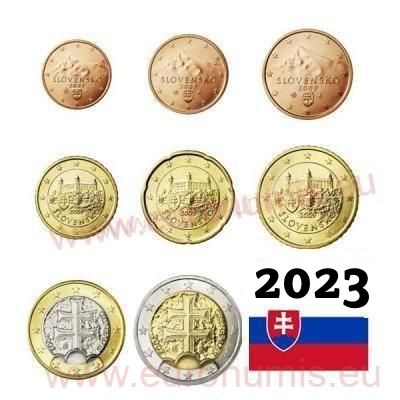 SET 2023 Slovensko UNC (3,88€)
