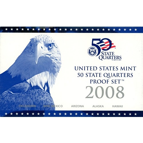 SADA 2008 USA PROOF San Francisco 50 State Quarters (1,25 Dollars)