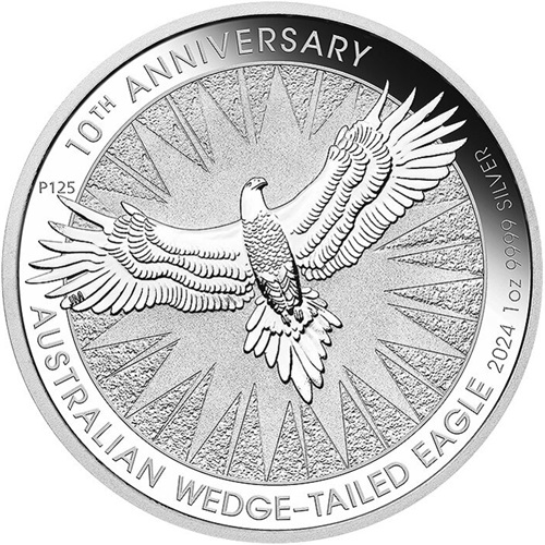 Dollar 2024 Austrália BU 1 Oz Ag, Wedge-Tailed Eagle
