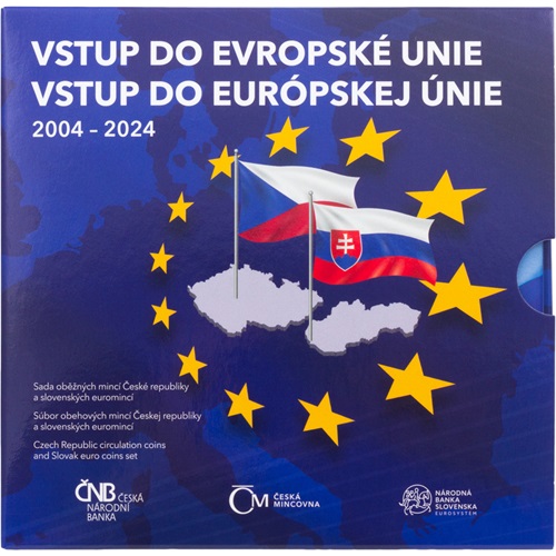SADA 2024 Slovensko BU Vstup SR a ČR do Európskej únie (3,88€ + 88 CZK)