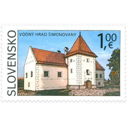 Známka 2020 Slovensko čistá, Kaštieľ Vodný hrad v Šimonovanoch (720)