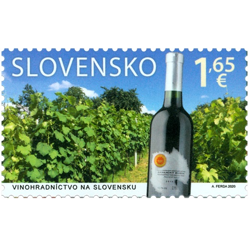 Známka 2020 Slovensko čistá, Vinohradníctvo na Slovensku (725)