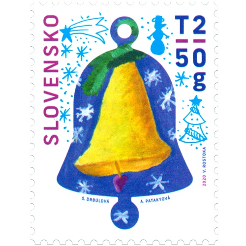 Známka 2020 Slovensko čistá, Vianočná pošta 2020 (727)
