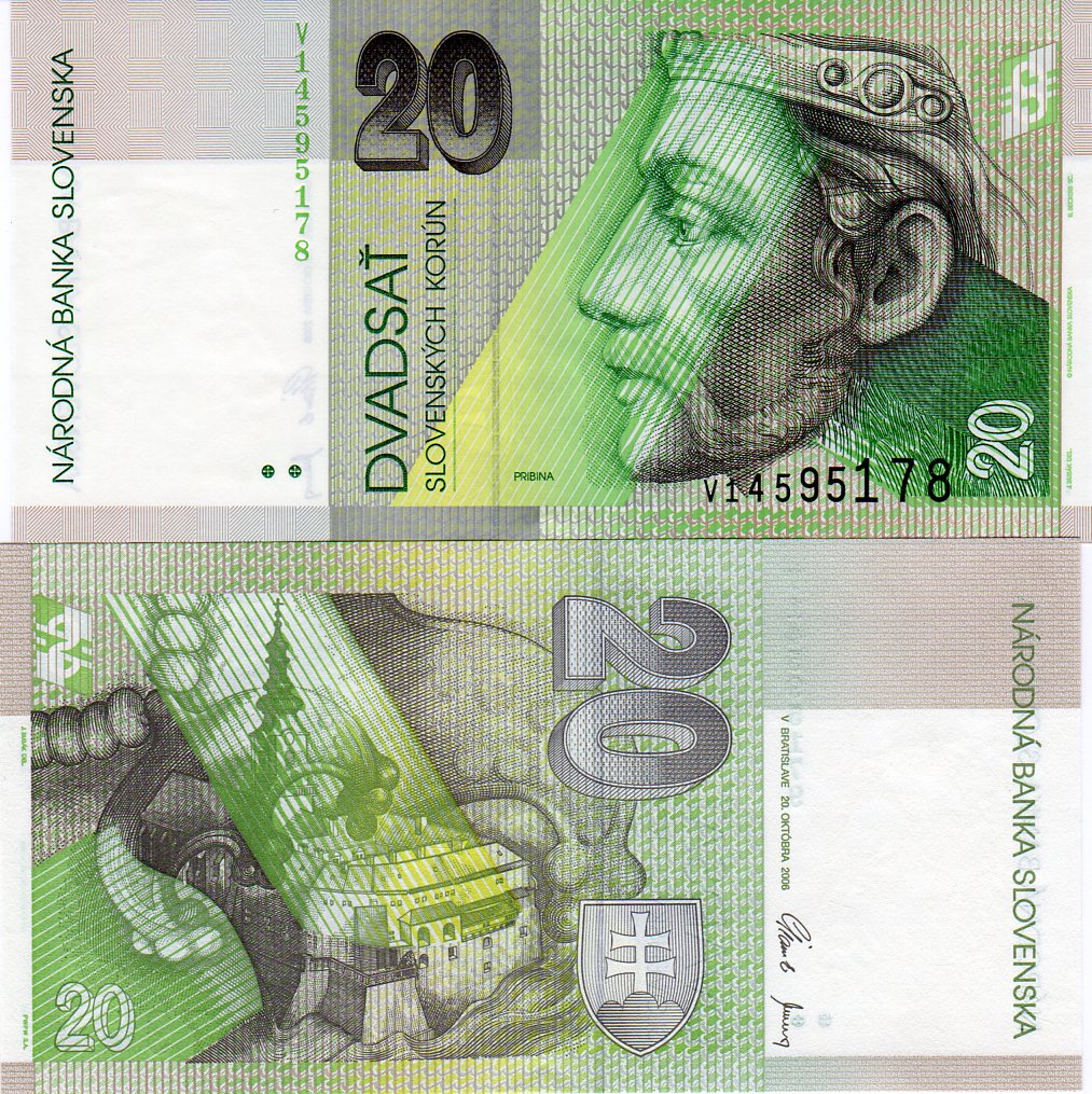 20 Korún 2006 Slovensko UNC séria V