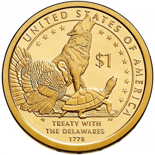 Dollar 2013 D USA UNC Native American