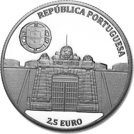 2,50 euro 2013 Portugalsko PROOF Opevnenie Elvas