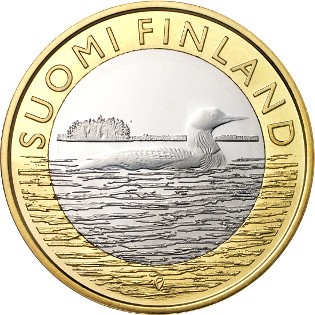 5 euro 2014 Fínsko UNC Nordic Nature - Savonia