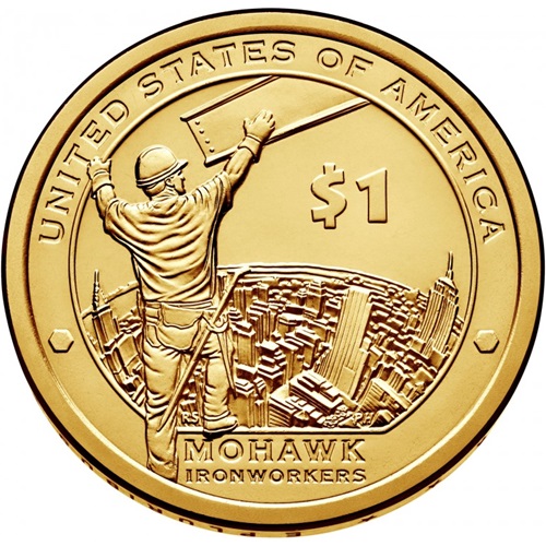 Dollar 2015 D USA UNC Native American