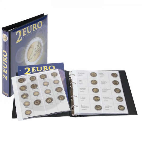 Album KARAT na 2 euro pamätné mince diel 2, 9 listov (1118M2) IN