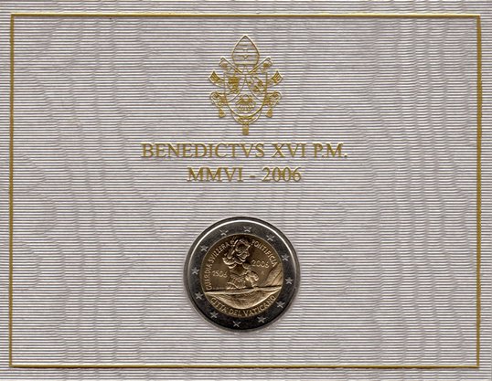 2 euro 2006 Vatikán cc.UNC Švajčiarska garda