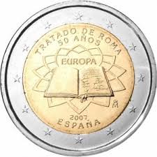 2 euro 2007 Španielsko ROM cc.UNC