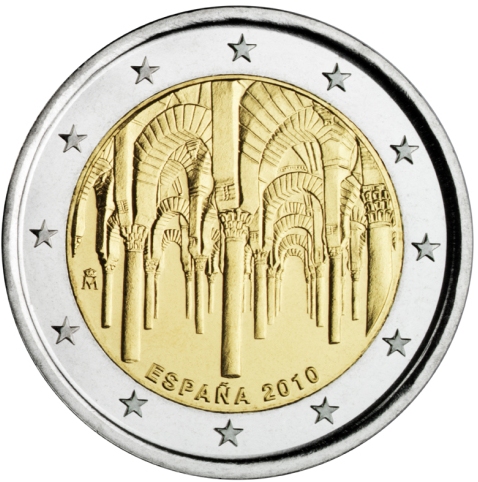 2 euro 2010 Španielsko cc.UNC Córdoba