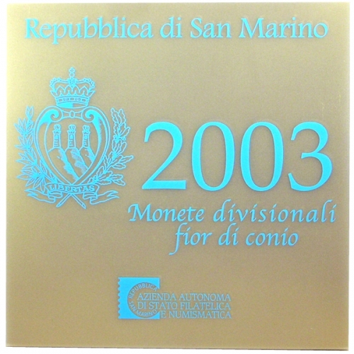SADA 2003 San Marino BU + Ag 5 euro