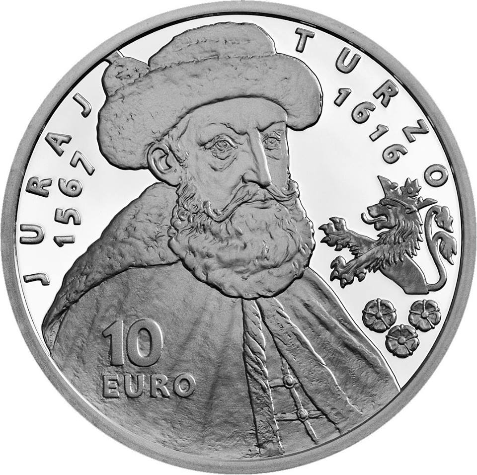 10 euro 2016 Slovensko BK Juraj Turzo