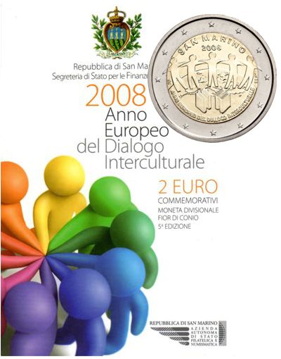 2 euro 2008 San Maríno cc.BU dialóg