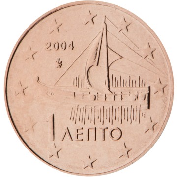 1 cent 2011 Grécko ob. UNC