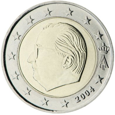 2 euro 2004 Belgicko ob.UNC