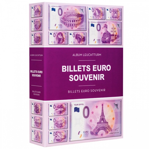 Album na 420 "0 Euro Souvenir banknotes" (ALBBT1) IN
