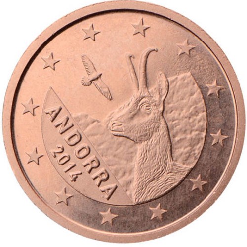 1 cent 2017 Andorra ob.UNC