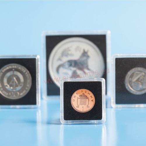 Kapsle QUADRUM MINI na mince do 28 mm, 10ks/bal (QUADRUMS28)