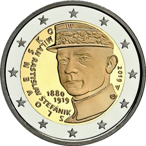 2 euro 2019 Slovensko cc.UNC M.R.Štefanik