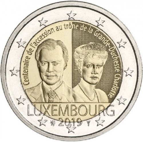 2 euro 2019 Luxembursko cc.UNC Charlotte