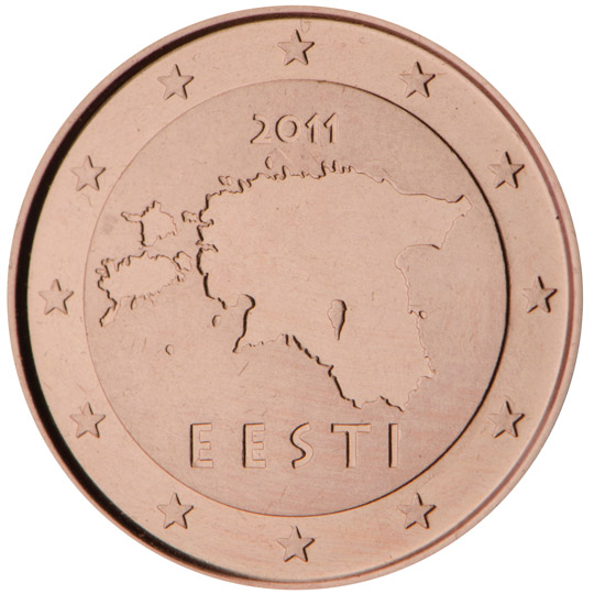 1 Cent 2018 Estónsko ob.UNC