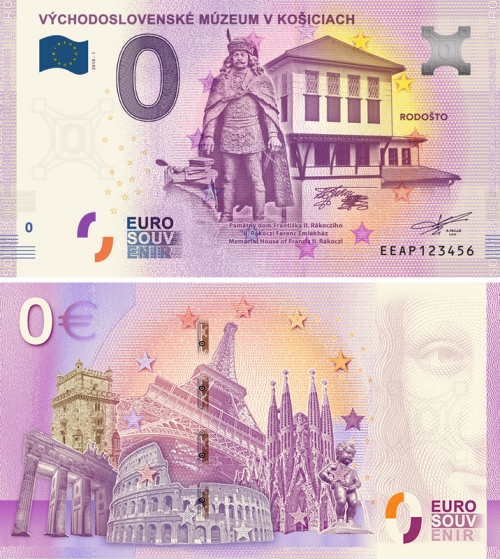0 euro suvenír 2019/1 Slovensko UNC Rodošto