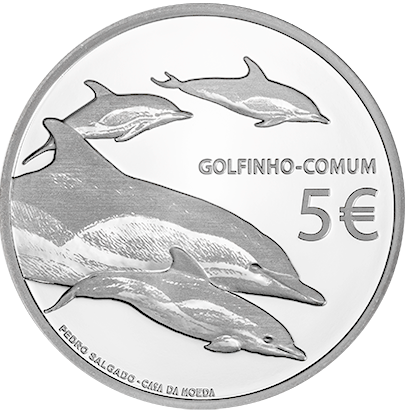 5 euro 2020 Portugalsko PROOF Delfíný 