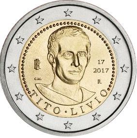 2 euro 2017 Taliansko cc.UNC Tito Livio