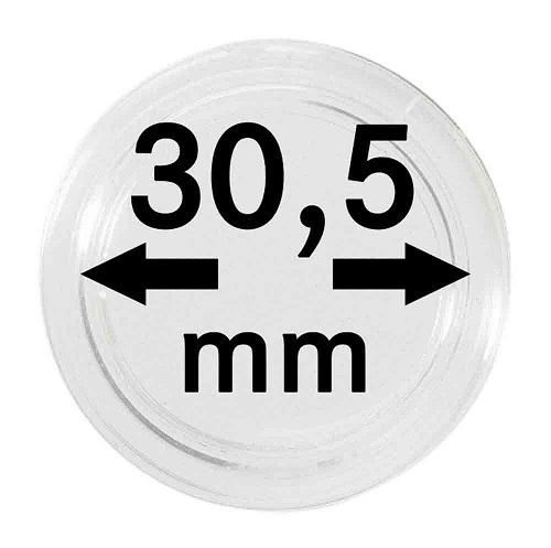 Kapsle Lindner na mince, 30,5 mm, 100ks/bal (2251305)