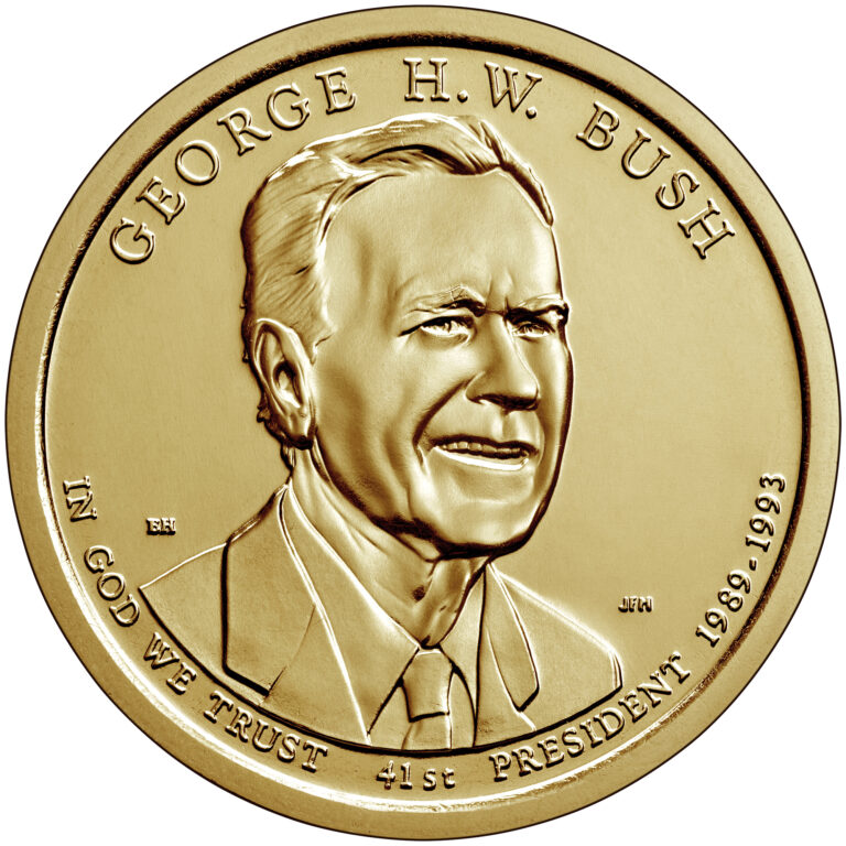 Dollar 2020 D USA UNC George HW Bush 41th