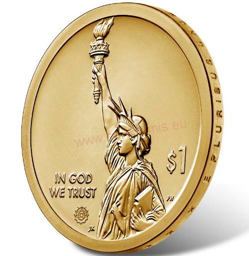 Dollar 2019 D USA UNC Trustees´s Garden