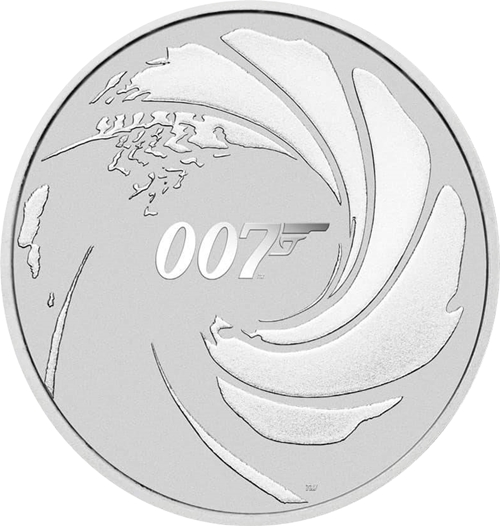 Dollar 2020 Tuvalu BU 1 Oz Ag James Bond