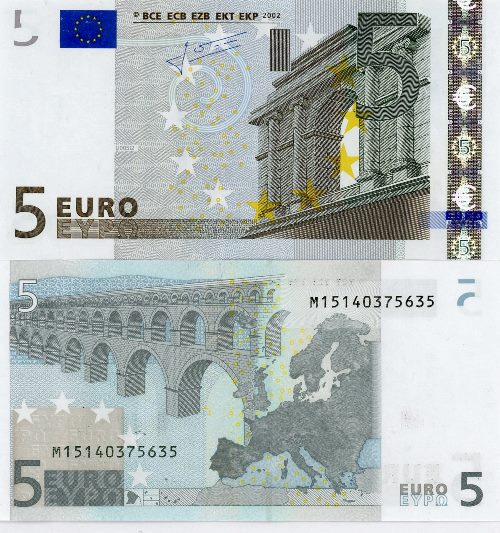 5 euro 2002 EU Jean C. Trichet M/U005D2