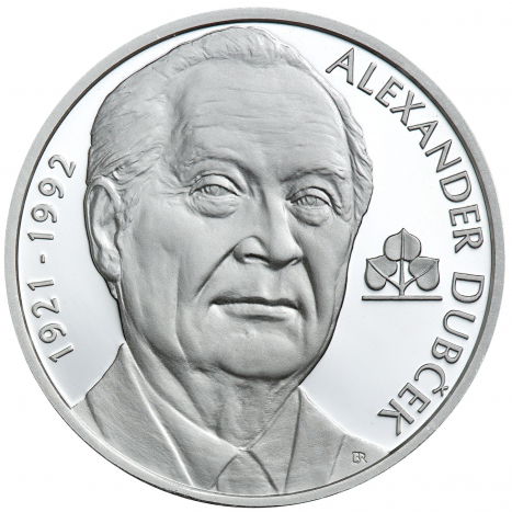 Strieborná medaila, Alexander Dubček (671297)